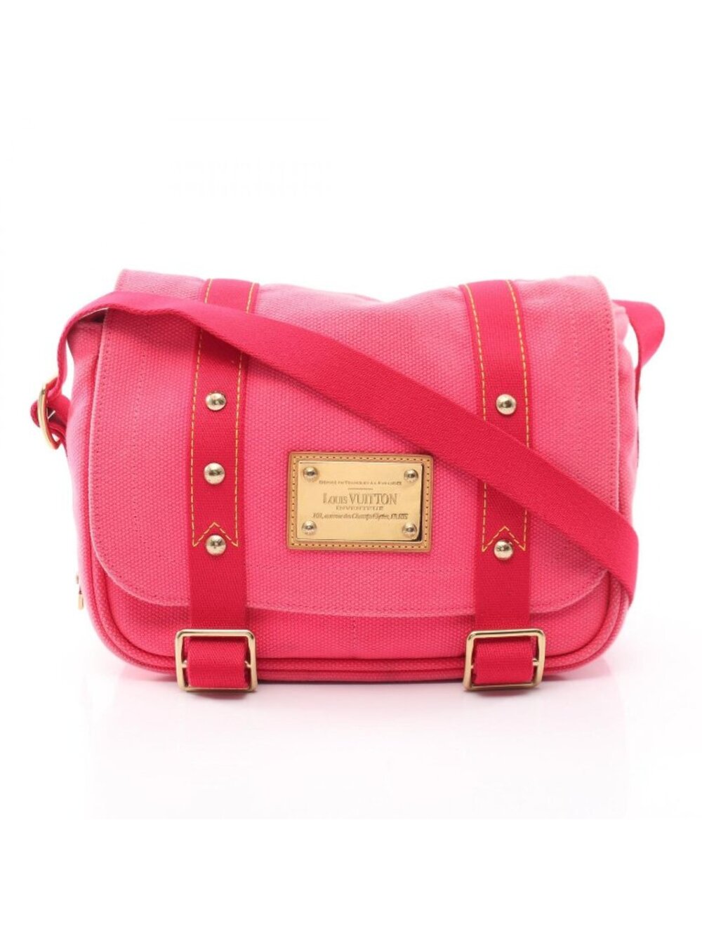 Louis Vuitton Shoulder Bag Besace PM Antigua Rose Canvas